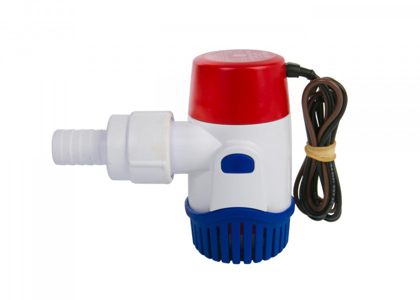 Lensepumpe 800 24V 50 l min 3 4 slangetilkobling forfra