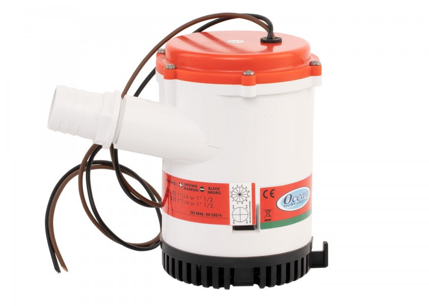 Lensepumpe Heavy Duty 1750 12V 110 l min Ocean Technologies forfra