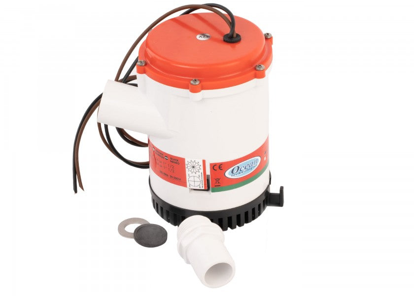 Lensepumpe Heavy Duty 1750 12V 110 l min Ocean Technologies bakside