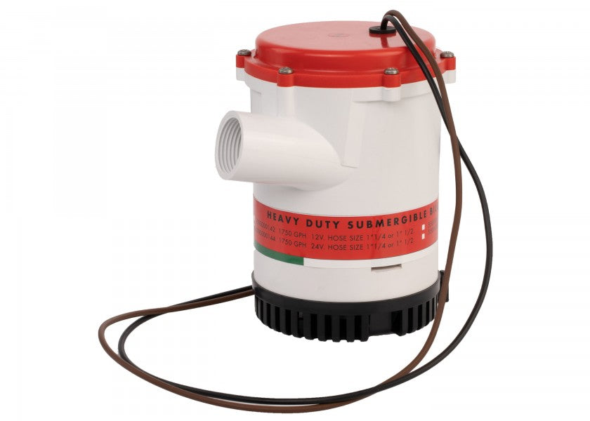 Lensepumpe Heavy Duty 1750 24V 110 l/min 1 1/4" bakside
