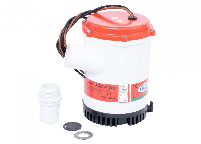 Lensepumpe Heavy Duty 2250 12V 140 lmin forfra