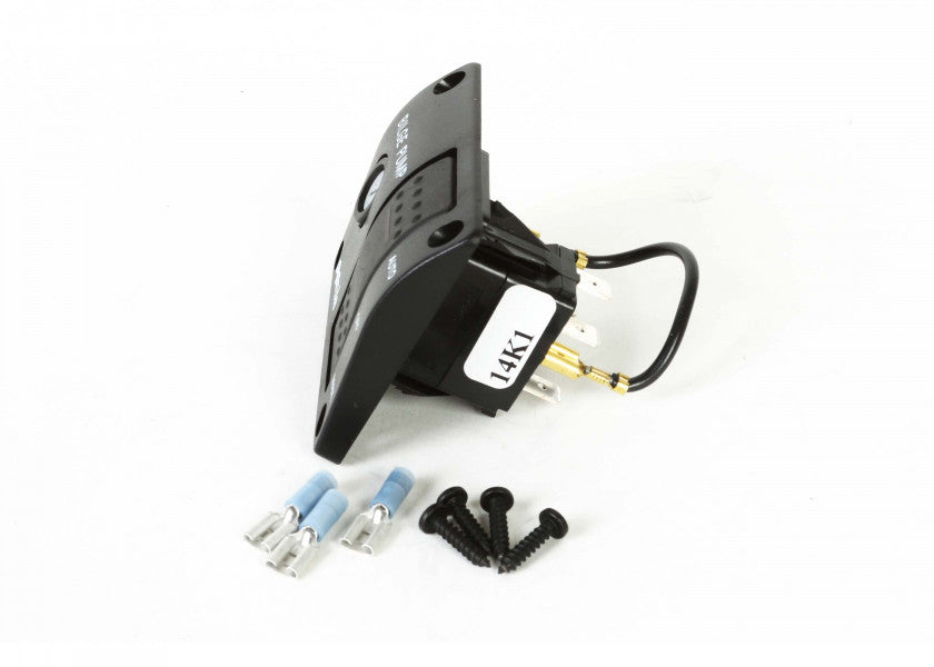 Detalj av lensepumpe kontrollpanel 12V med sikringsholder - Rule