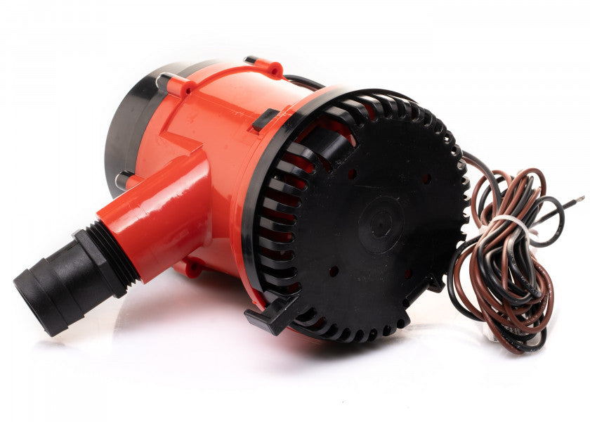 Lensepumpe L1600 24V 100 l/min 1 1/8 tilkobling bakside