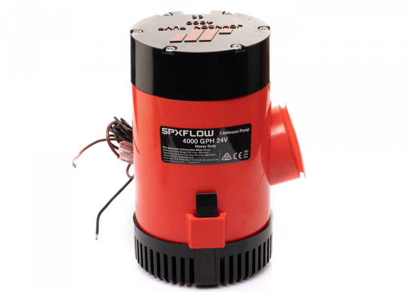 Lensepumpe L4000 24V 258 l min 1½-2 slangeanslutning forfra