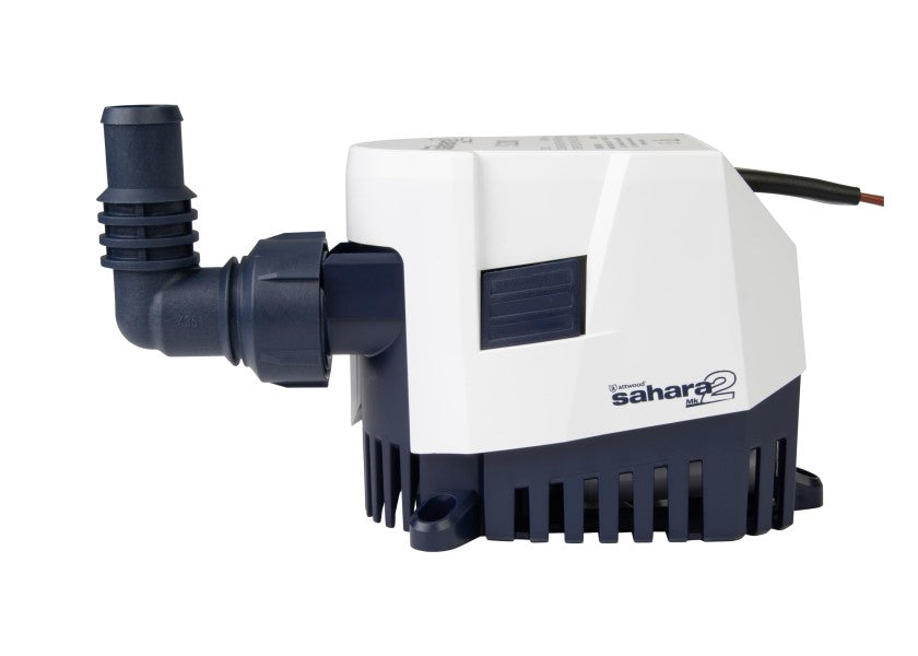 Lensepumpe SAHARA Mk2 1200 automatisk 12V montert i båt