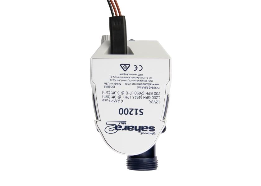 Lensepumpe SAHARA Mk2 1200 automatisk 12V oversikt fra siden
