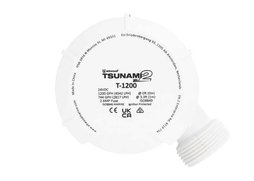 Detalj av Lensepumpe TSUNAMI Mk2 1200 24V 76 l/min