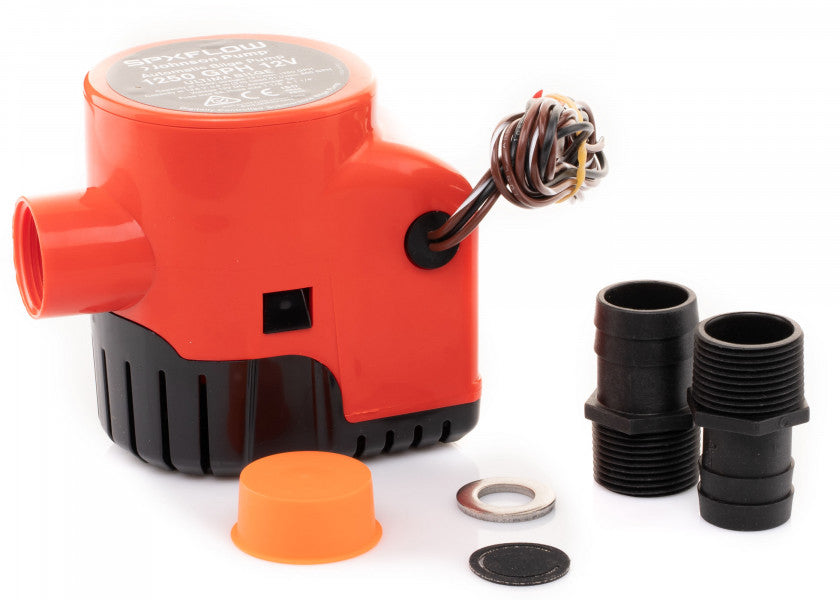 Detalj av Lensepumpe Ultima 1250GPH 12 V 79 l/min med integrert bryter