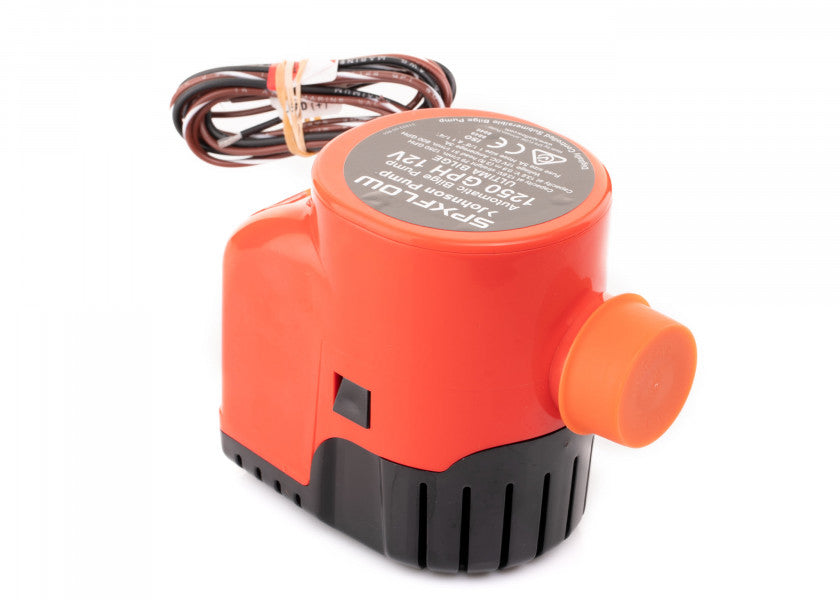 Montert Lensepumpe Ultima 1250GPH 12 V 79 l/min med integrert bryter i båt
