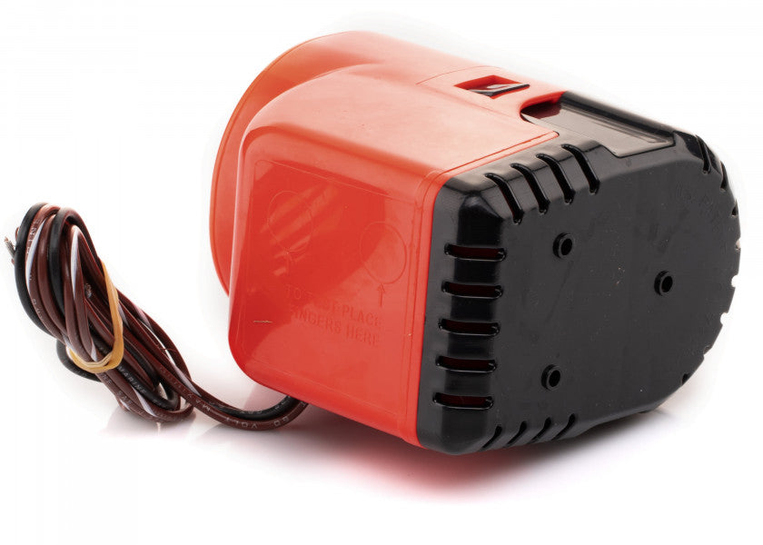 Nærbilde av svømmerbryter på Lensepumpe Ultima 1250GPH 12 V 79 l/min