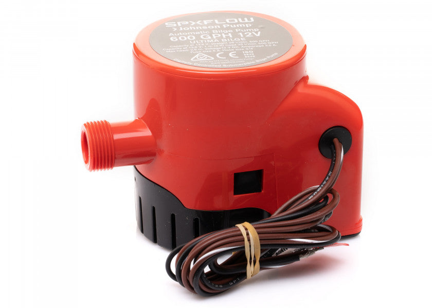 Lensepumpe Ultima 600GPH 12 V 38 l/min med integrert bryter forfra