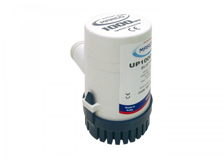 Lensepumpe UP1000 12 V 63 l/min 1 1/8" bakside