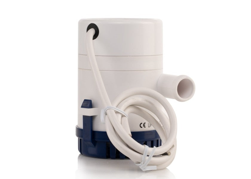 Detalj av Lensepumpe UP1500 12V 95 l/min slangetilkobling