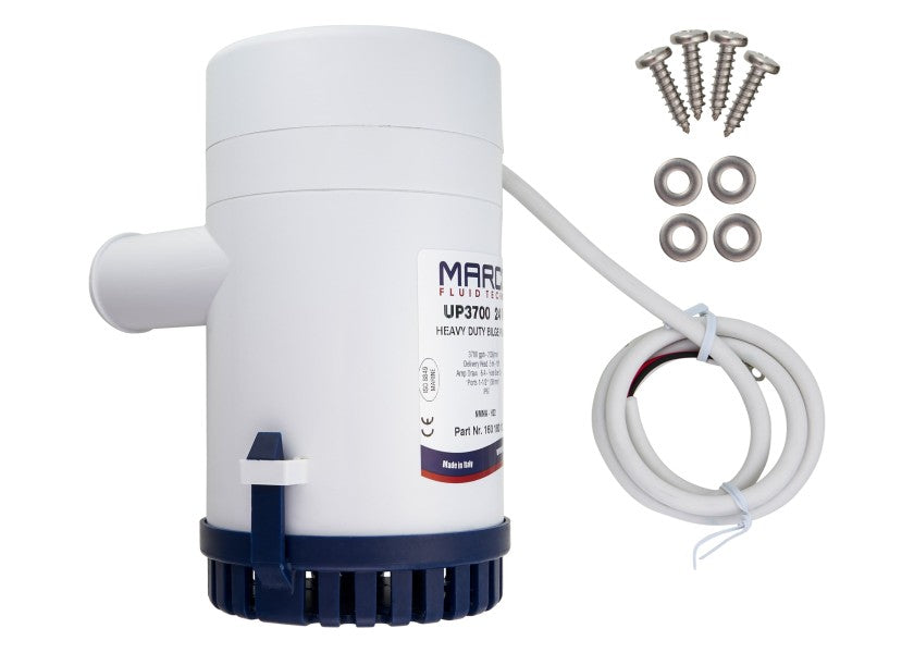 Lensepumpe UP3700 24 V 232 l/min tilkobling