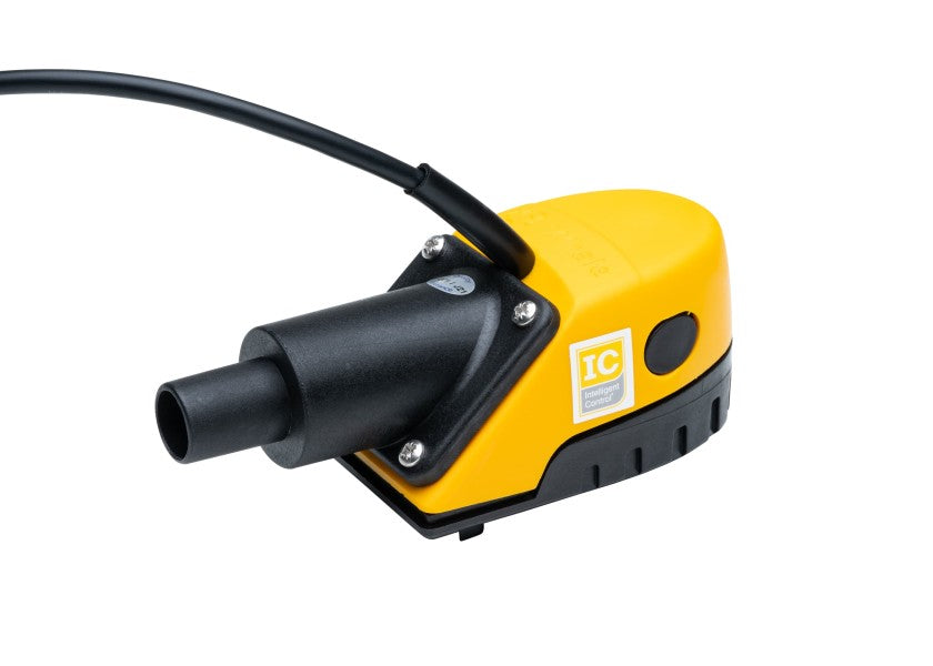 Nærbilde av filter på Lensepumpesystem Gulper IC 12V 20 l/min