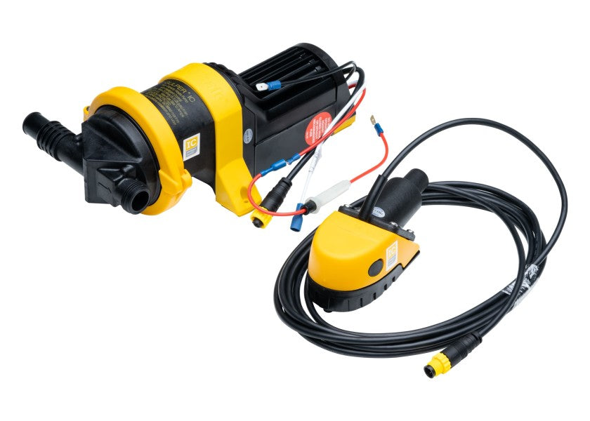 Lensepumpesystem Gulper IC 12V 20 l/min med flottørbryter front