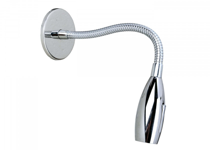 Leselampe MAYA LED varmhvit med fleksibel arm bakside
