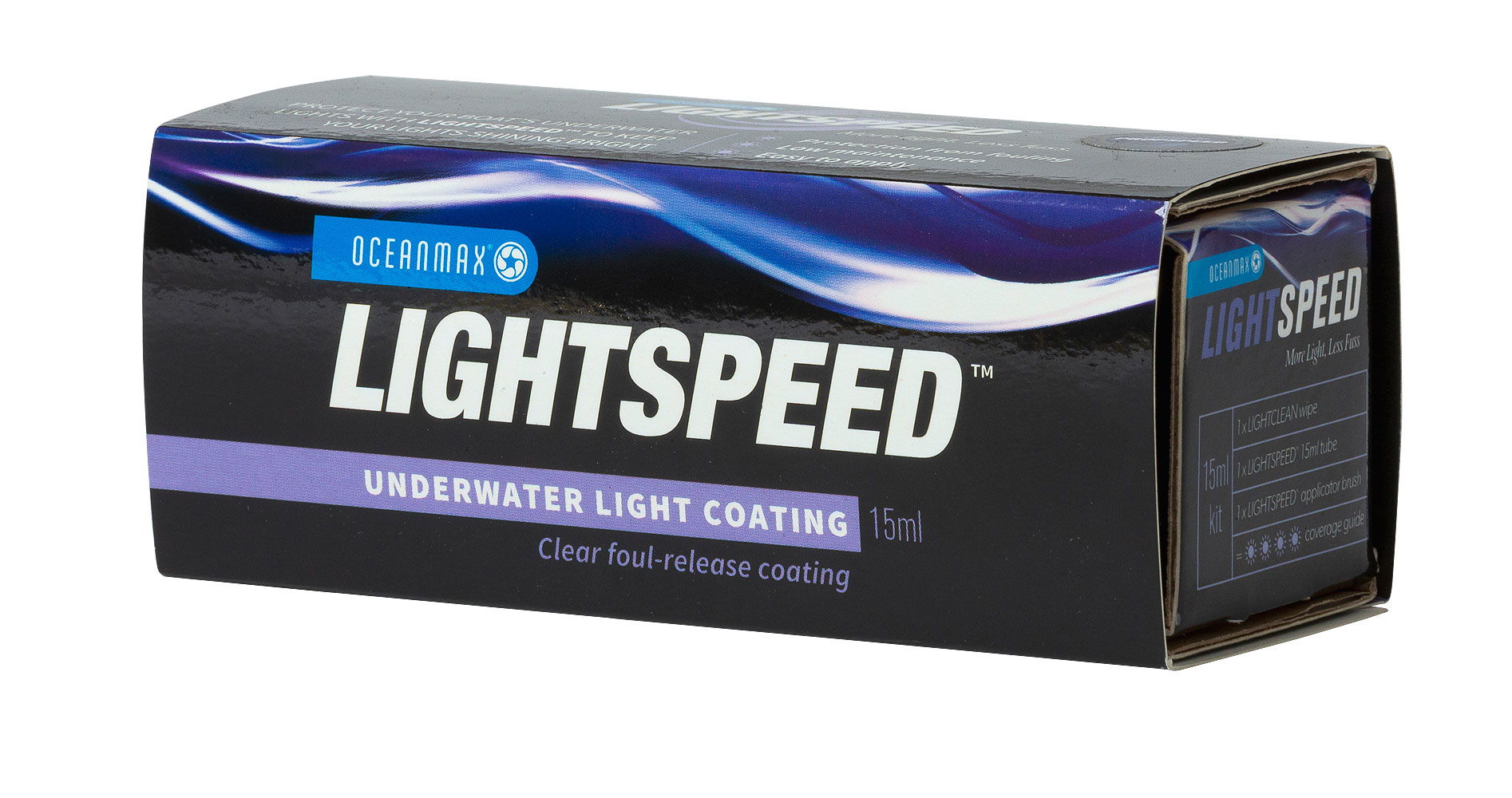Lightspeed begroinghemmende belegg for undervannslys forfra