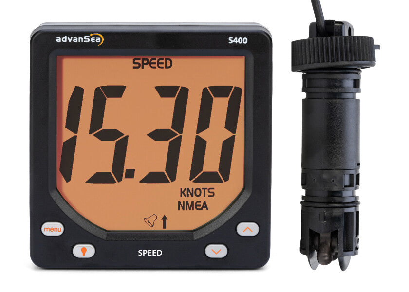 Logg med giver 12V NMEA0183 - advanSea forfra