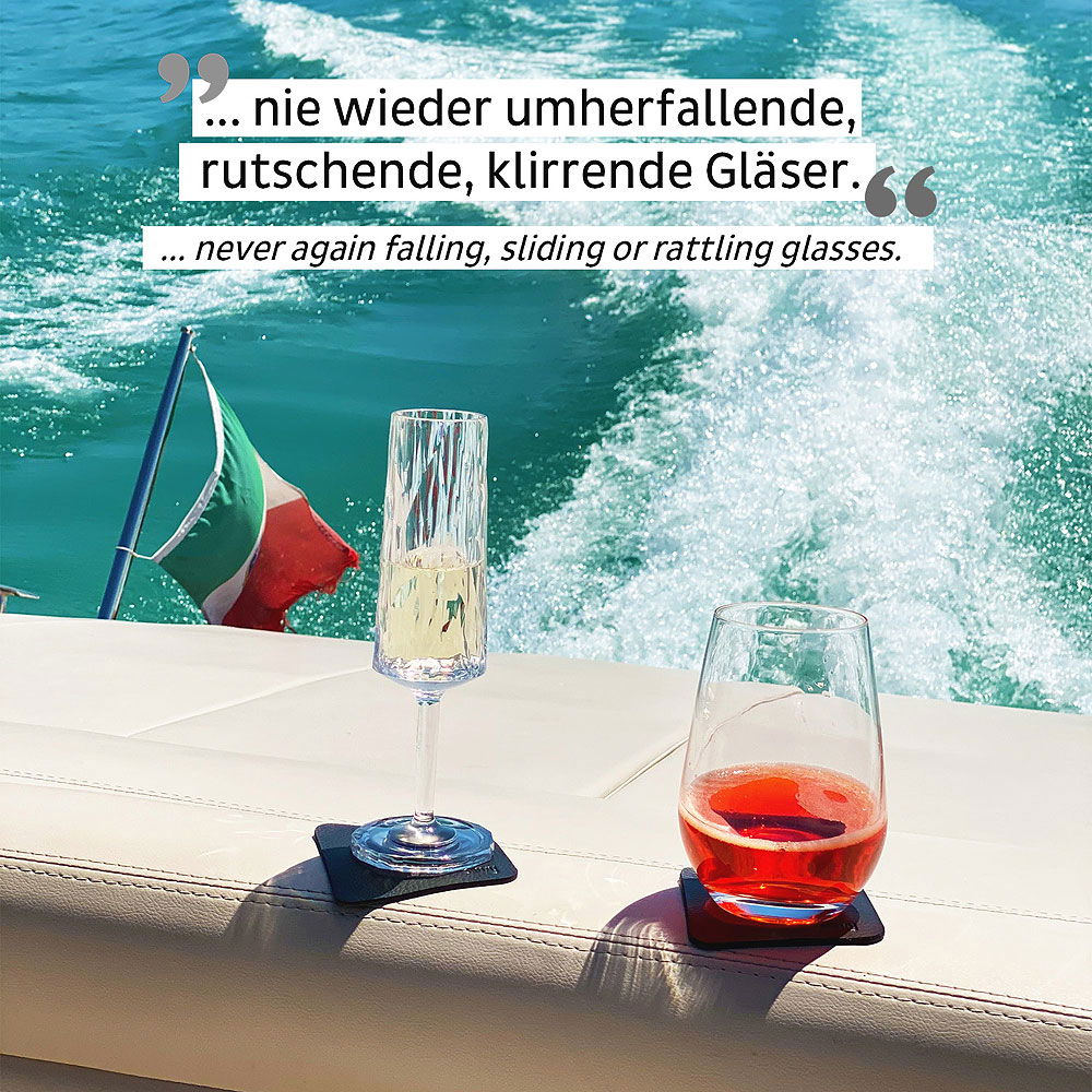 Longdrinkglass med magnet krystall 2-pack bakside