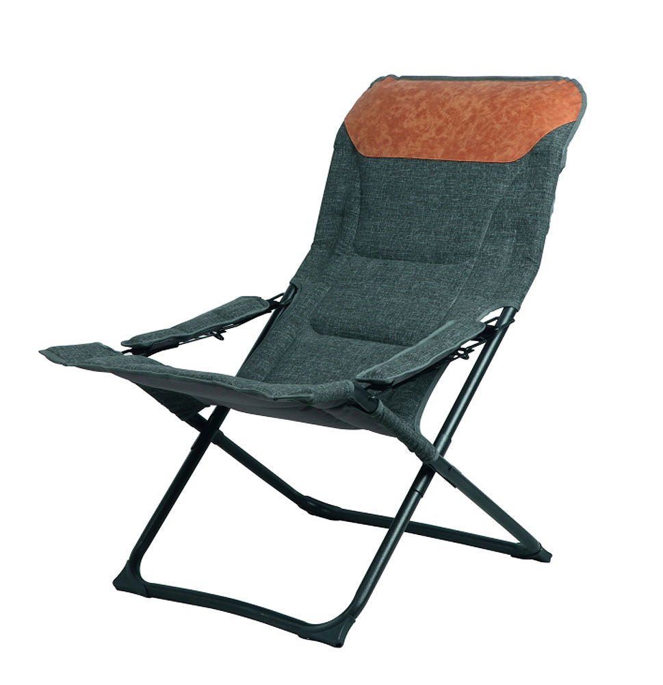 Loungestol EMMA 4 posisjoner 120 kg aluminium forfra