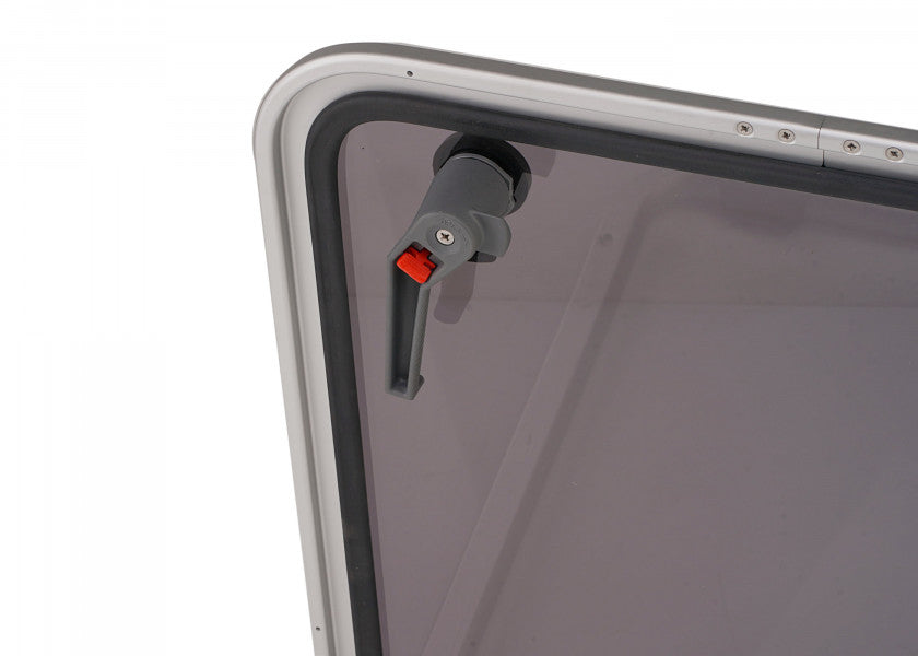 Low-Profile dekksluke LP-60 aluminium kvadratisk detalj