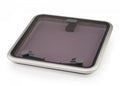 Low-Profile dekksluke LP-60 aluminium kvadratisk forfra