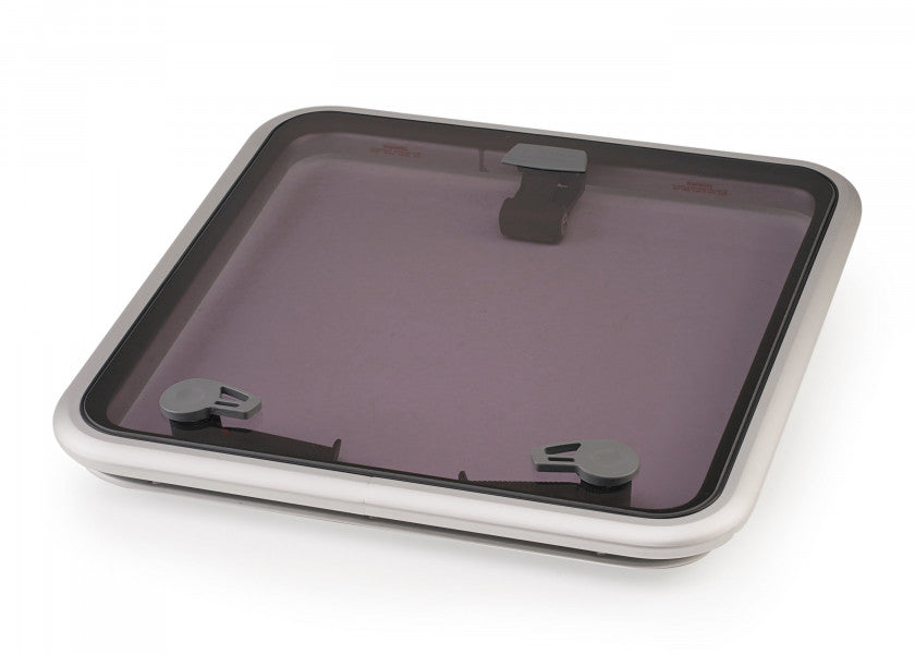 Low-Profile dekksluke LP-60 aluminium kvadratisk forfra