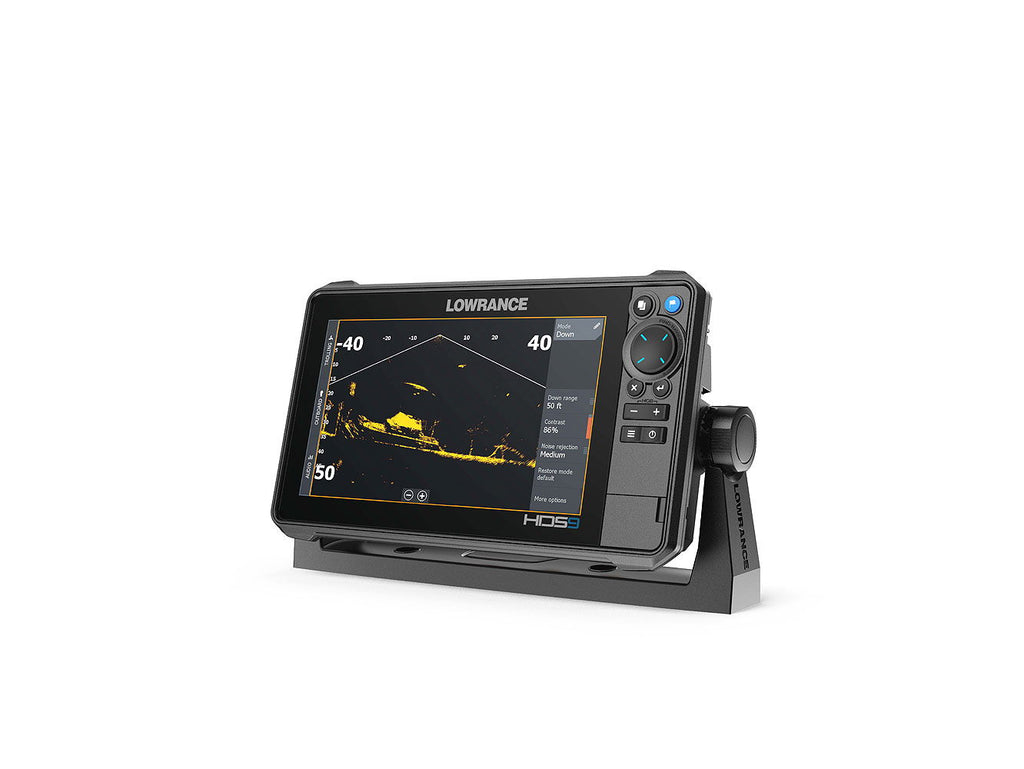 Detalj av Lowrance HDS-9 Pro kartplotter 9" Active Imaging HD skjerm