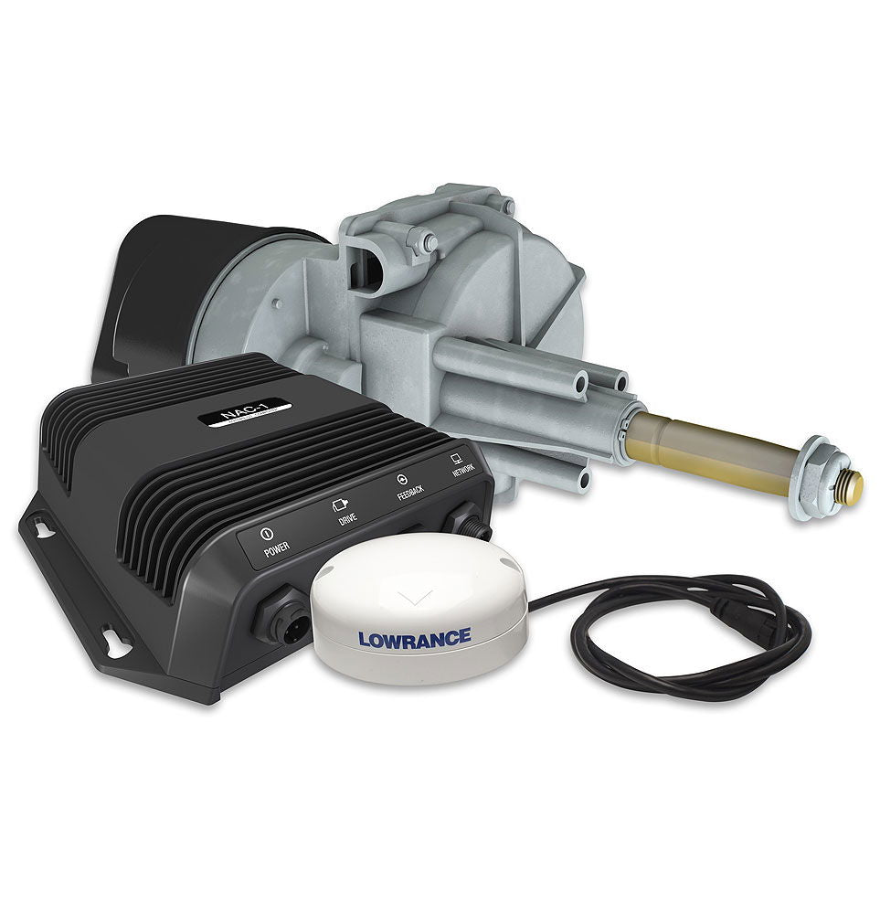 Lowrance Outboard Pilot kabelstyrt autopilotsett forfra