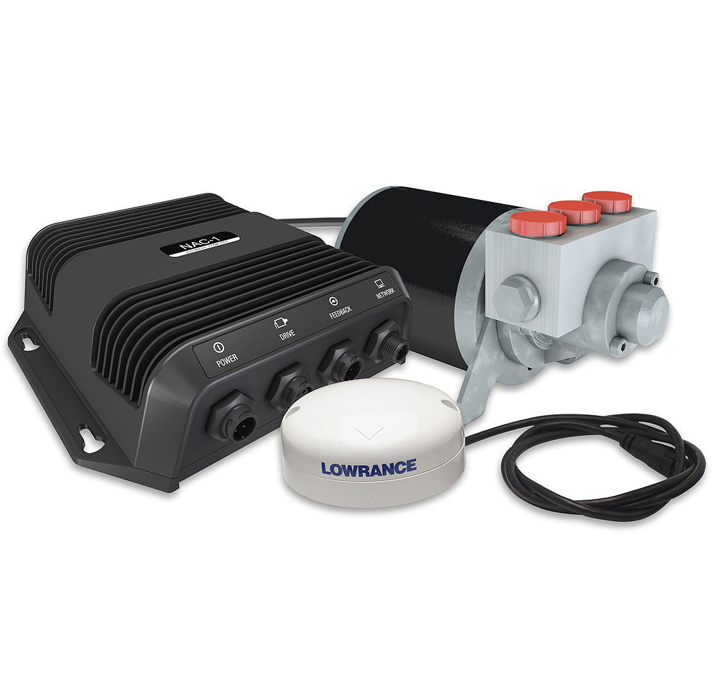 Lowrance Outboard Pilot hydraulisk autopilotsett forfra