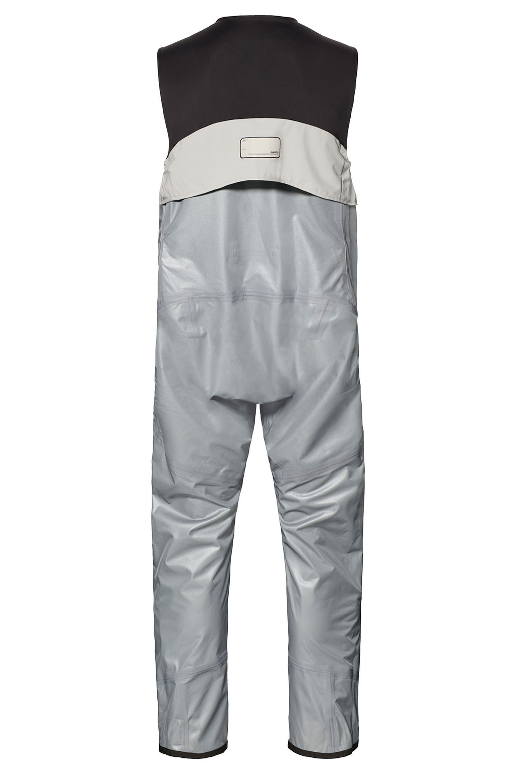 Nærbilde av refleksdetaljer på LPX Gore-Tex salopette 2.0 vanntett seilerbukse