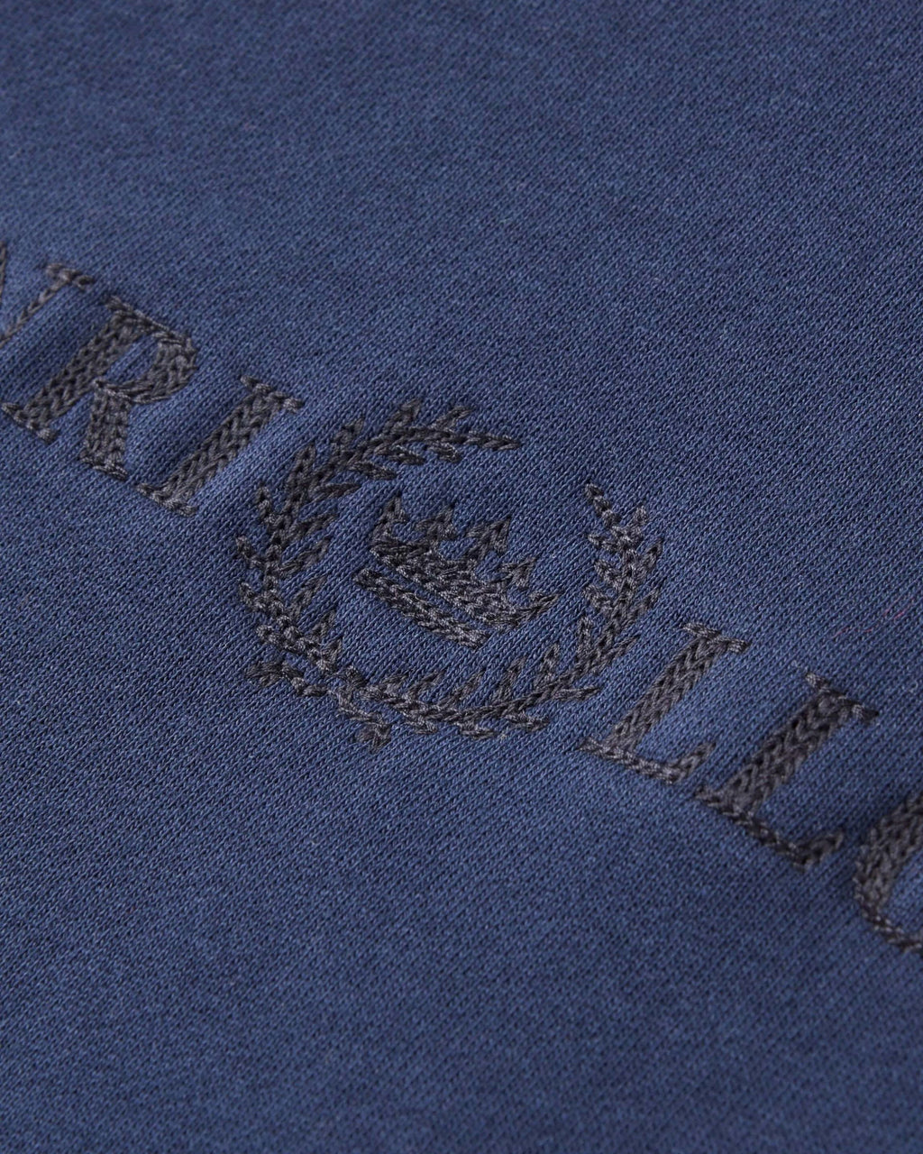 Detalj av Lytham sweatshirt 315 g/m² med YKK glidelås marineblå