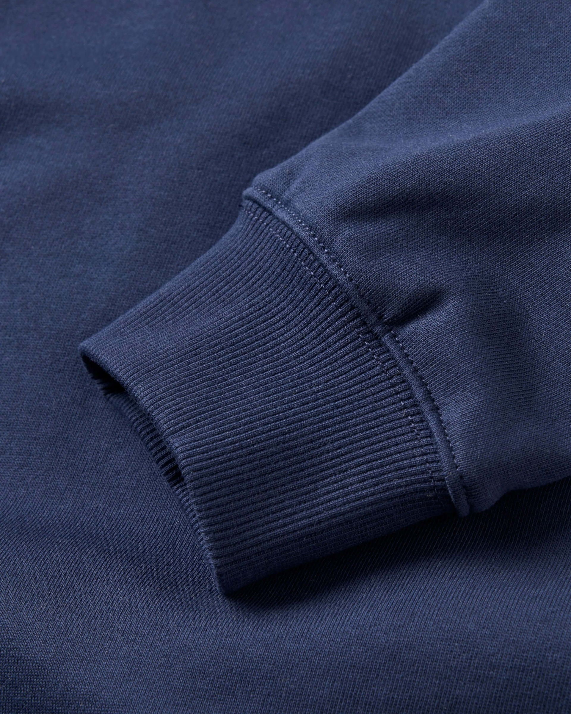 Montert Lytham sweatshirt 315 g/m² med YKK glidelås marineblå nærbilde