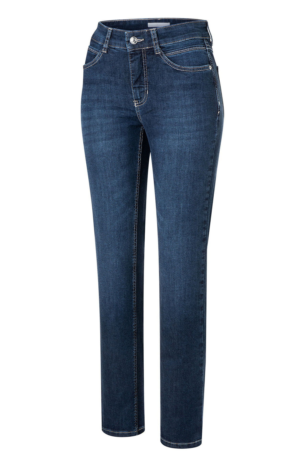 Lomme detaljer på MAC Angela stretchjeans dame 5 lommers slim fit