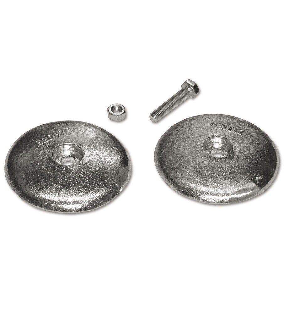 Magnesiumanode tallerken Ø 75 mm - Compass forfra