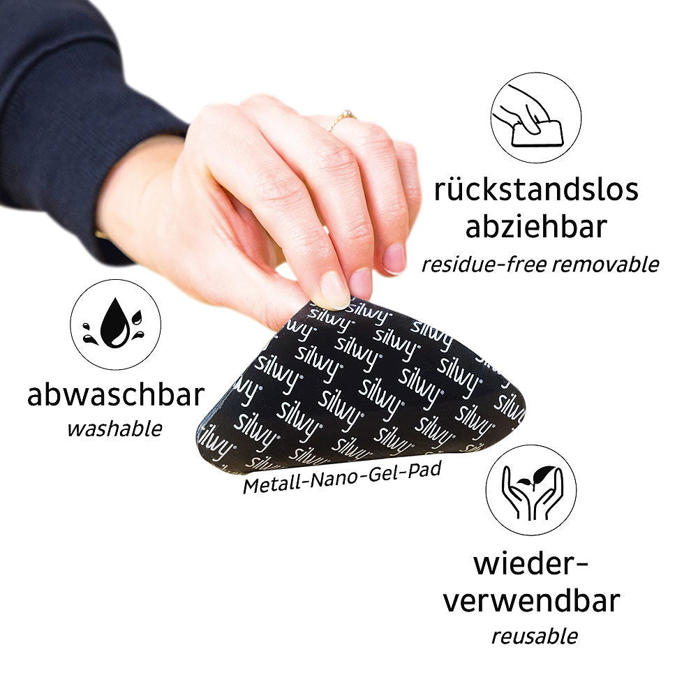Magnetisk bordunderlag montert med Silwy magnetglass