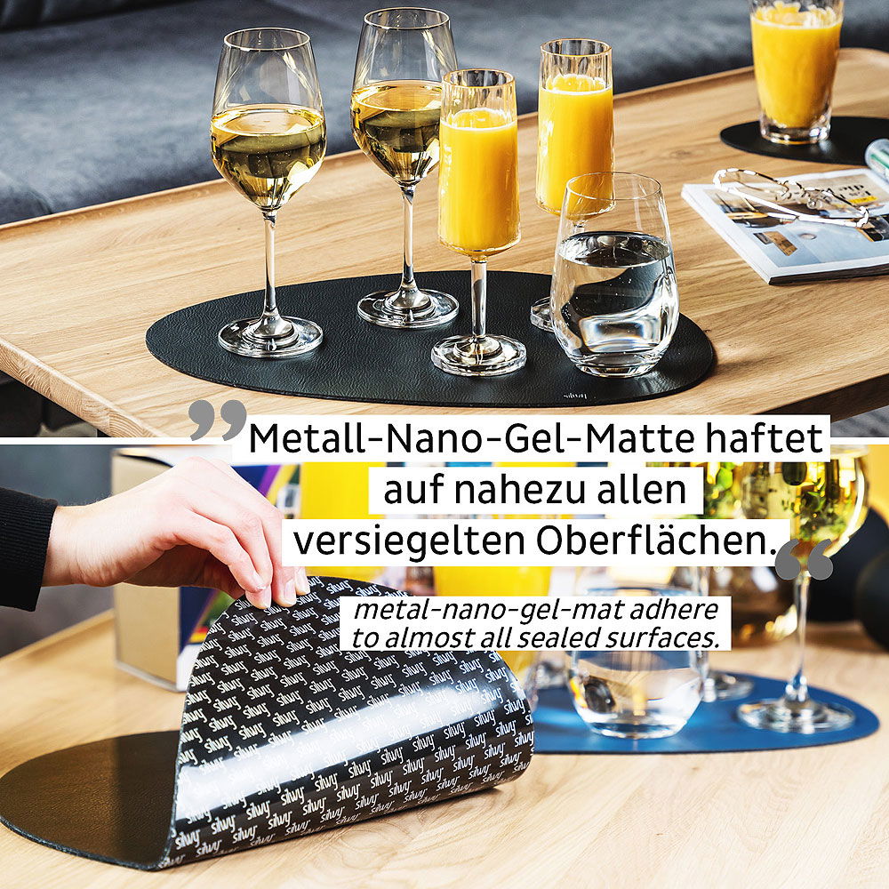 Nærbilde av magnetisk bordunderlag for magnetglass sklisikkert - Silwy