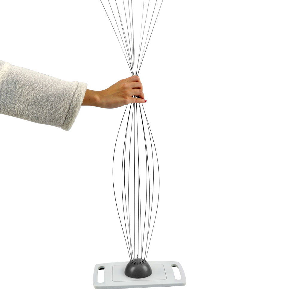 Måkeskremmer med magnetsystem for båt Compass bakside