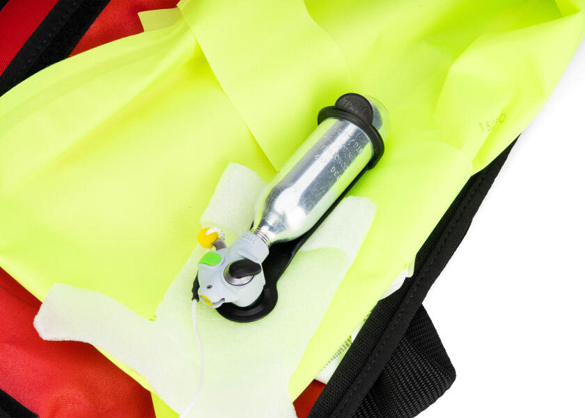 Manuell redningsvest GO 150 N rød polyester - Seatec