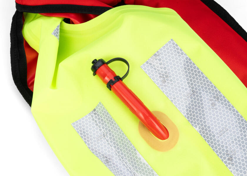 Manuell redningsvest GO 150 N rød polyester - Seatec