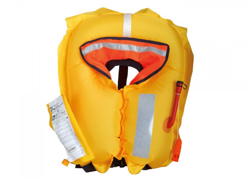 Manuell redningsvest VIVO 100N for kajakk og kano - Secumar bakside