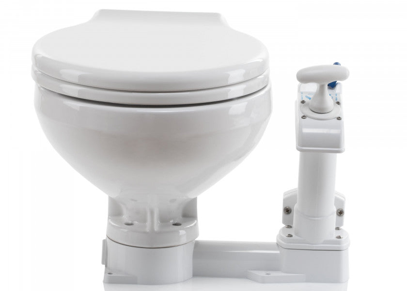 Manuelt bord-WC SPLASH standard porselen softclose forfra