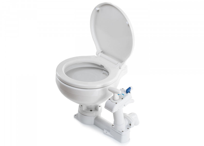 Nærbilde av porselensskål på Manuelt bord-WC SPLASH standard porselen softclose