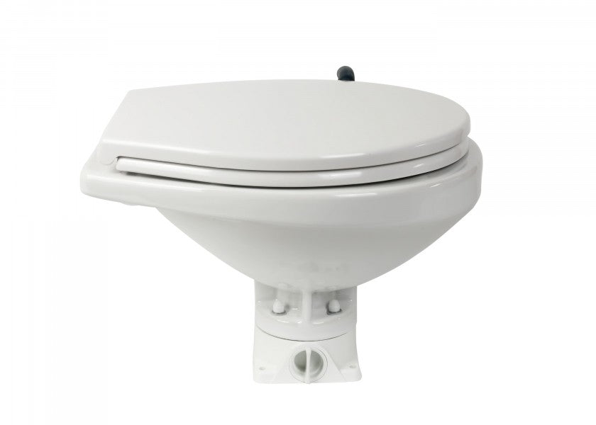Oversikt av Manuelt toalett NEW STYLE komfort med soft close-lokk