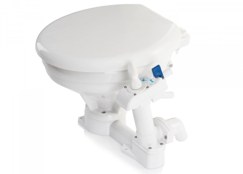 Manuelt toalett SPLASH komfort med soft close-lokk porselen detalj
