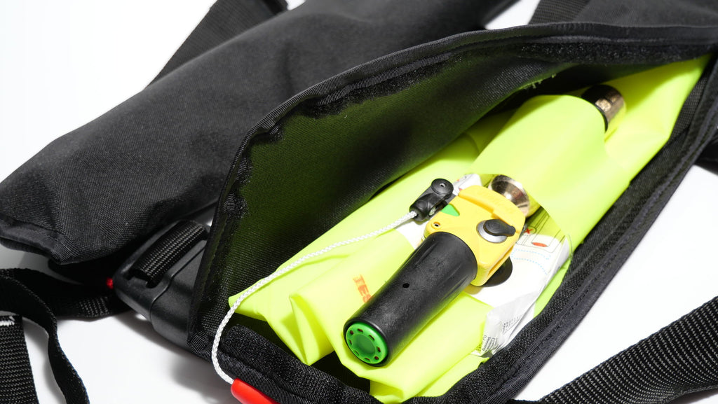 Marinepool Compact II automatvest 150N 16 l 2-pack med signalfløyte