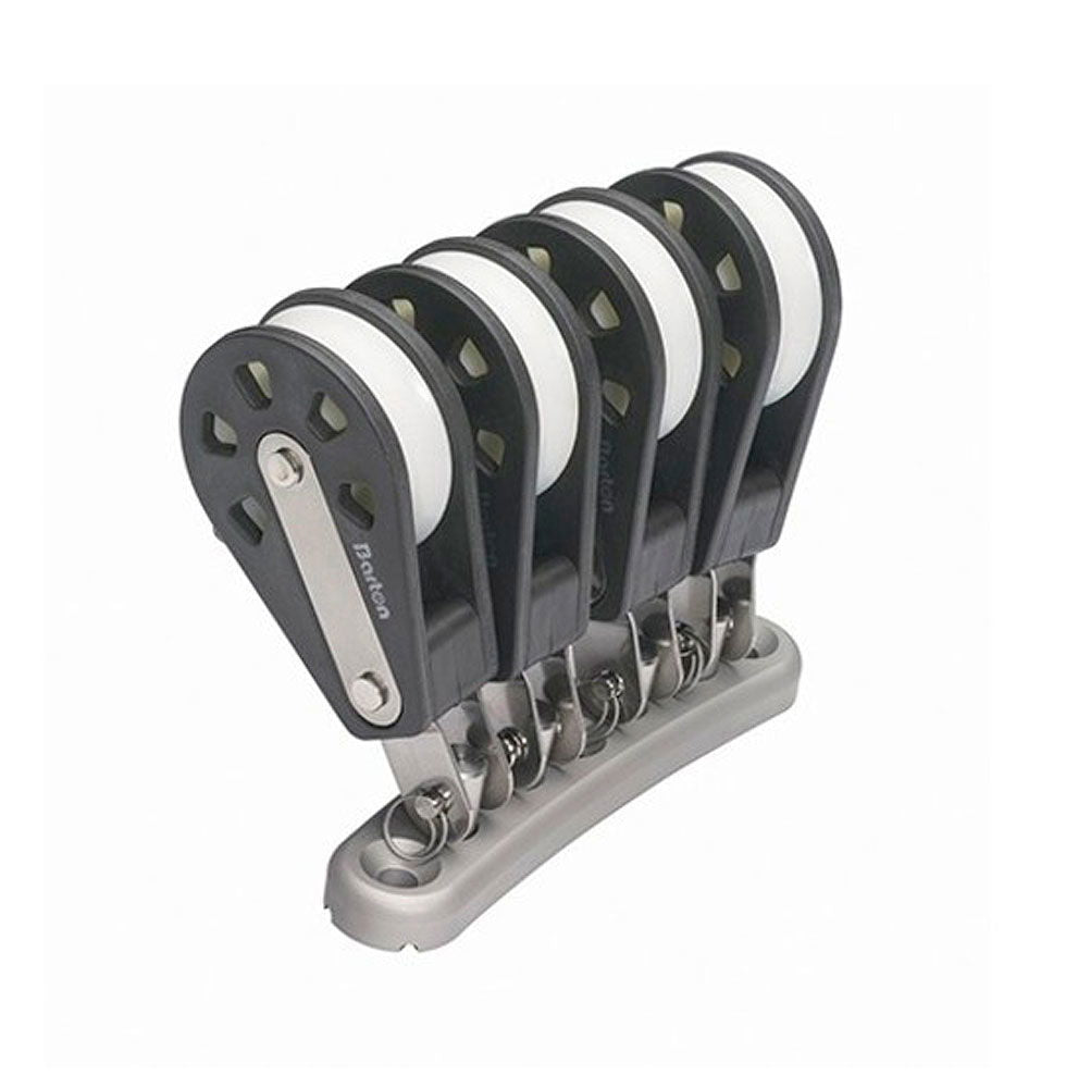 Mast base organiser aluminium 4 poster forfra