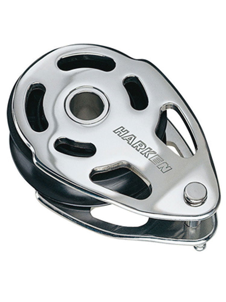 Mastfot blokk rustfritt stål 57 mm 2000 kg bruddlast - Harken forfra