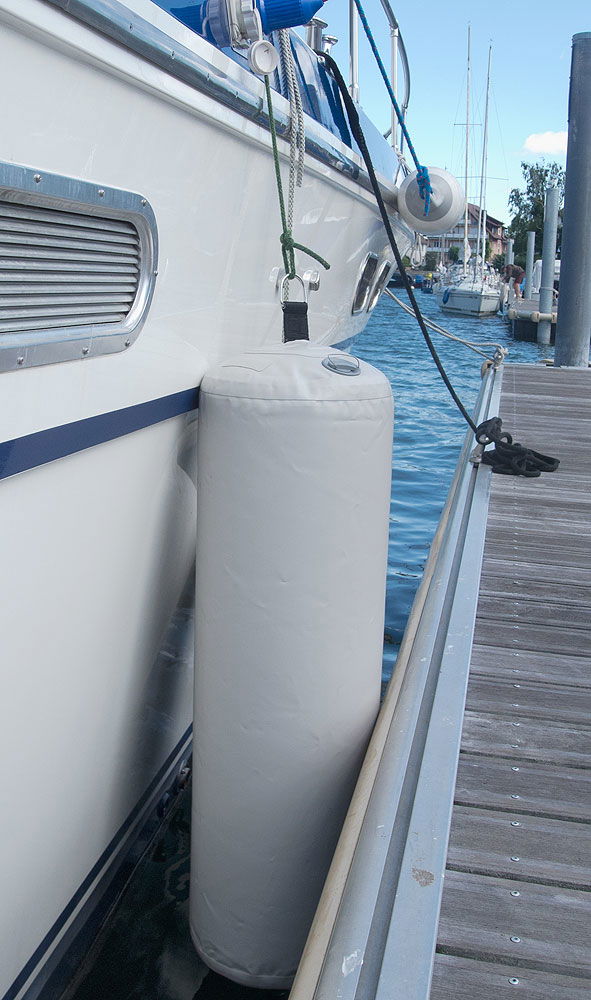 Maxifender oppblåsbar 70 x 25 cm polyester forfra